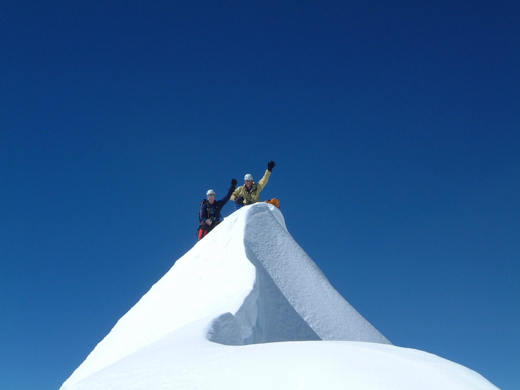 Bo Belvedere and Allan Christensen on the summit of Danga