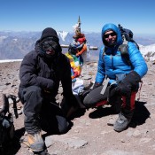 Preben and Bo on the summit of Aconcagua February 2015