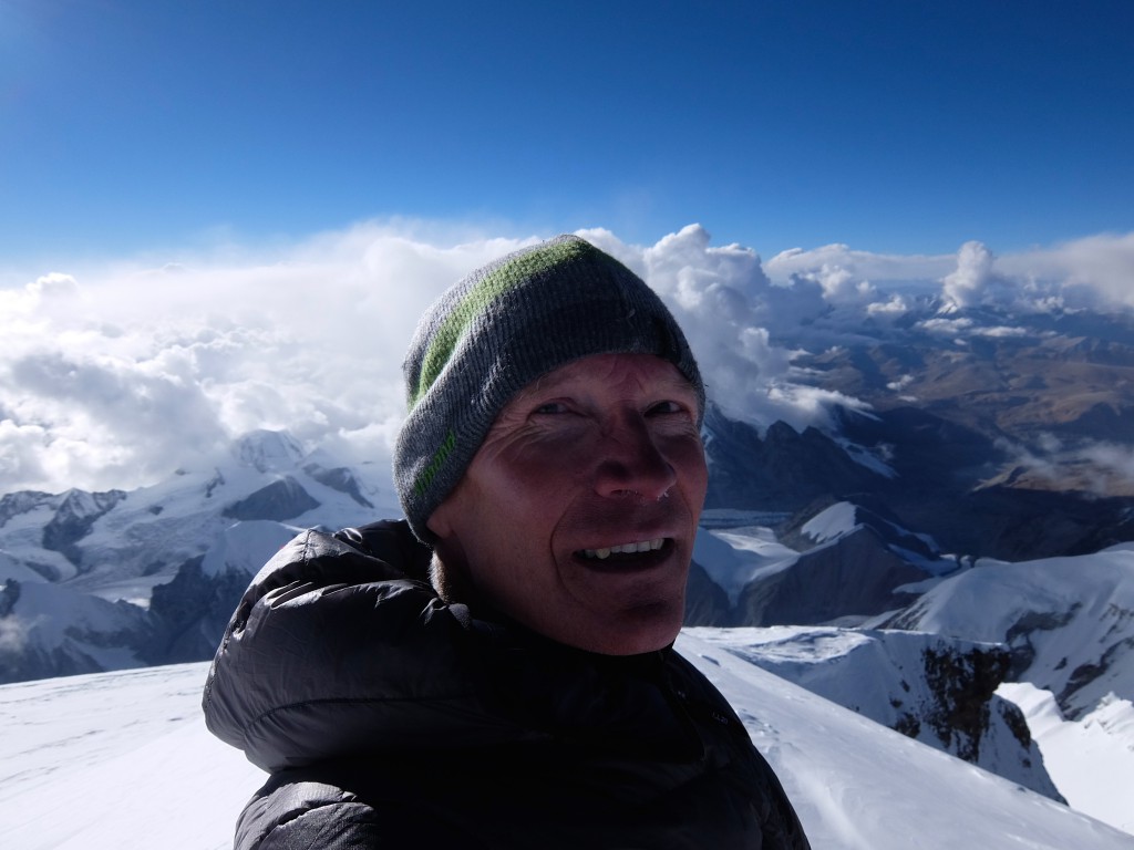 Bo Belvedere is at 8100 meter approaching the summit of Cho Oyu